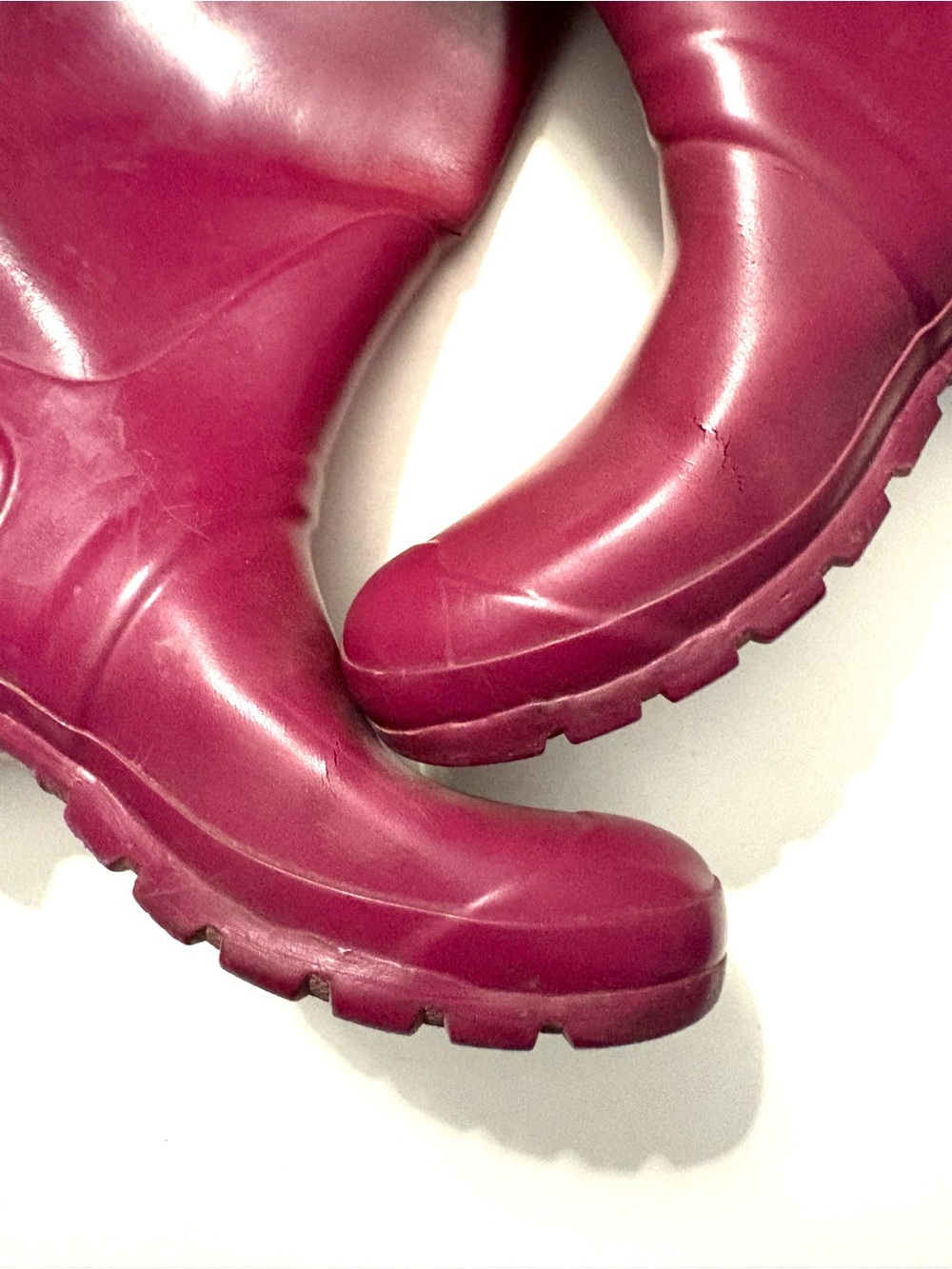 HUNTER Original Tall Gloss Waterproof Rain Boot, burgandy - Picture 5 of 7